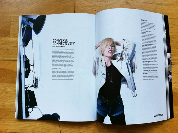 Converse work in Vice magazine
